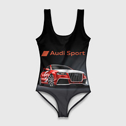 Женский купальник-боди Audi sport - racing team