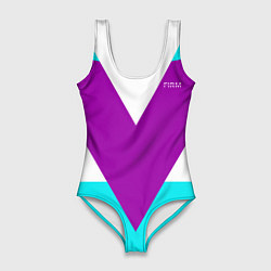 Женский купальник-боди В ретро стиле FIRM