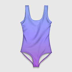 Женский купальник-боди Фиолетовый градиент
