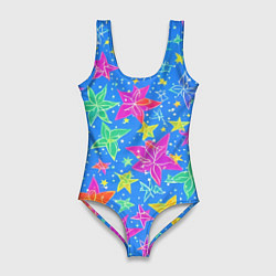 Женский купальник-боди Морские мотивы