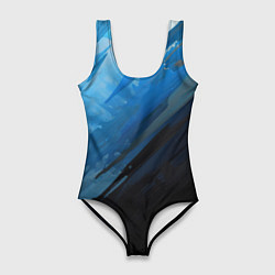 Женский купальник-боди Black blue style