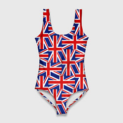 Женский купальник-боди Флаги Великобритании