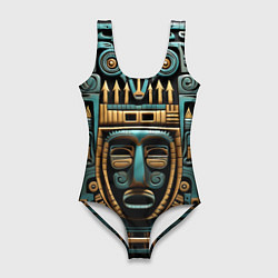 Женский купальник-боди Орнамент с маской в египетском стиле