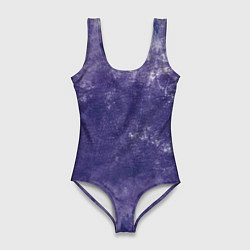 Женский купальник-боди Абстракция - violet color background