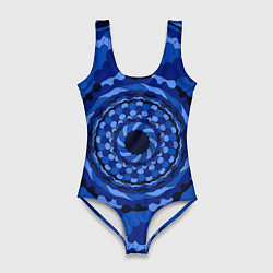 Женский купальник-боди Витраж: морская пучина