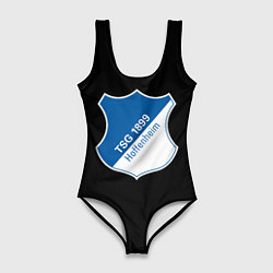 Купальник-боди 3D женский Hoffenheim logo fc, цвет: 3D-принт