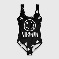 Женский купальник-боди Nirvana stars steel