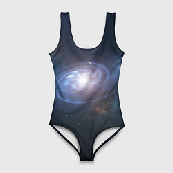 Женский купальник-боди Спиральная галактика