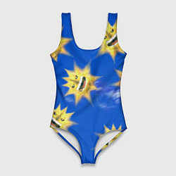 Женский купальник-боди Soul eater-солнце