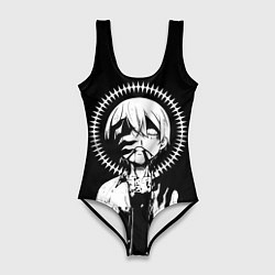 Купальник-боди 3D женский Темный дворецкий Сиэль, цвет: 3D-принт