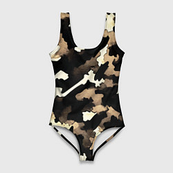 Женский купальник-боди Камуфляж сафари