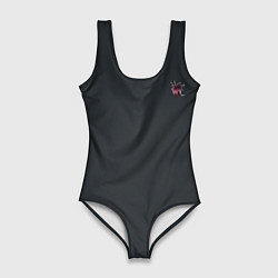 Женский купальник-боди Увядшее сердце