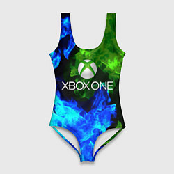 Купальник-боди 3D женский Xbox битва огня, цвет: 3D-принт
