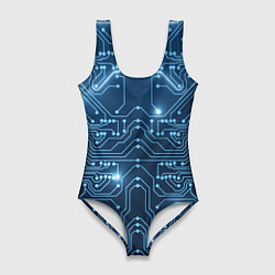 Женский купальник-боди Системная плата