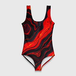 Женский купальник-боди Срез магматической породы