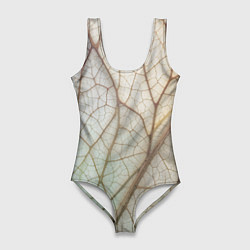 Женский купальник-боди Прожилки листика