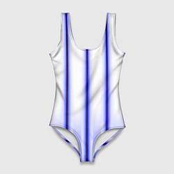 Женский купальник-боди Striped suit