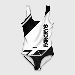 Женский купальник-боди Farcry6 геометрия полосы