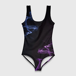 Женский купальник-боди Color black blue pink