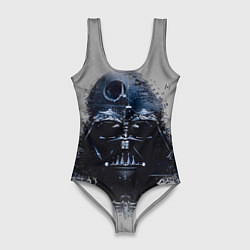 Купальник-боди 3D женский Звёздные войны империя вейдера, цвет: 3D-принт