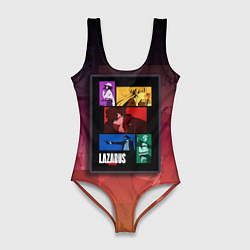 Купальник-боди 3D женский Lazarus Art, цвет: 3D-принт