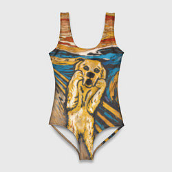 Женский купальник-боди Крик - Пёс