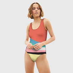 Купальник-боди 3D женский Спектр июнь, цвет: 3D-принт — фото 2