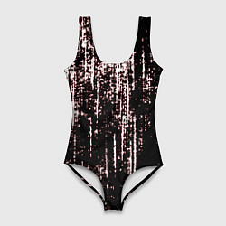 Купальник-боди 3D женский Points, цвет: 3D-принт