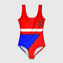 Женский купальник-боди Doom star geometry