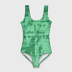 Женский купальник-боди Текстура с потертостями