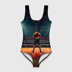 Купальник-боди 3D женский Чемпион на ринге, цвет: 3D-принт