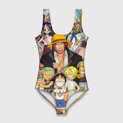 Купальник-боди 3D женский One Piece, цвет: 3D-принт
