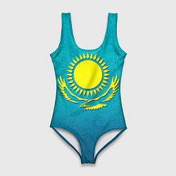 Женский купальник-боди Флаг Казахстана