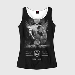 Майка-безрукавка женская Bennington Memories, цвет: 3D-белый