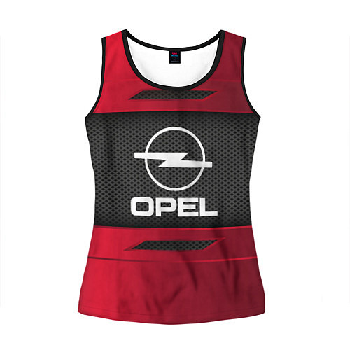 Женская майка без рукавов Opel Sport / 3D-Черный – фото 1