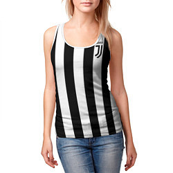 Майка-безрукавка женская FC Juventus, цвет: 3D-белый — фото 2