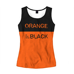 Майка-безрукавка женская Orange Is the New Black цвета 3D-черный — фото 1