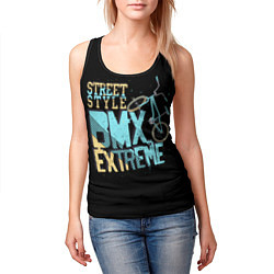 Майка-безрукавка женская BMX Extreme, цвет: 3D-черный — фото 2
