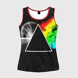 Майка-безрукавка женская PINK FLOYD, цвет: 3D-красный