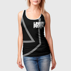 Майка-безрукавка женская LINKIN PARK 6, цвет: 3D-белый — фото 2