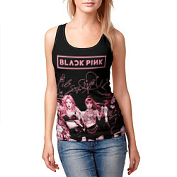 Майка-безрукавка женская BLACKPINK, цвет: 3D-черный — фото 2