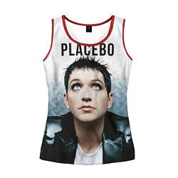 Майка-безрукавка женская Placebo: Brian Molko, цвет: 3D-красный