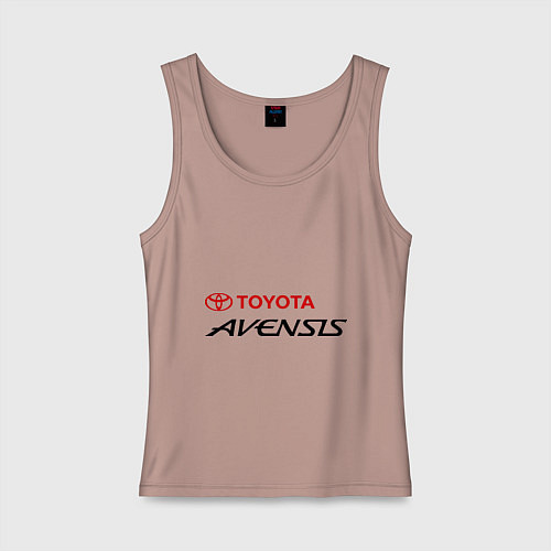Женская майка Toyota Avensis / Пыльно-розовый – фото 1
