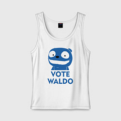 Женская майка Vote Waldo