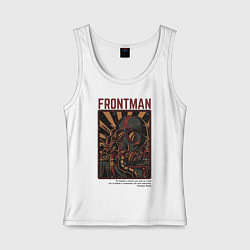 Майка женская хлопок Армия, цвет: белый