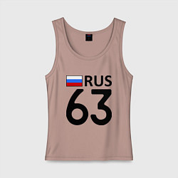 Женская майка RUS 63