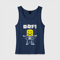 Майка женская хлопок ROBLOX, цвет: тёмно-синий