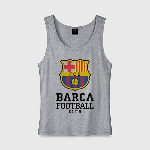 Женская майка Barcelona Football Club / Меланж – фото 1