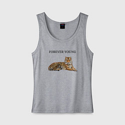 Женская майка Forever young