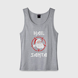 Женская майка Hail Santa